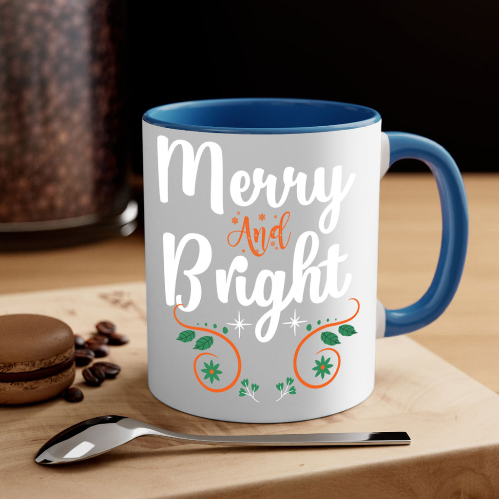 merry and bright style 473#- christmas-Mug / Coffee Cup