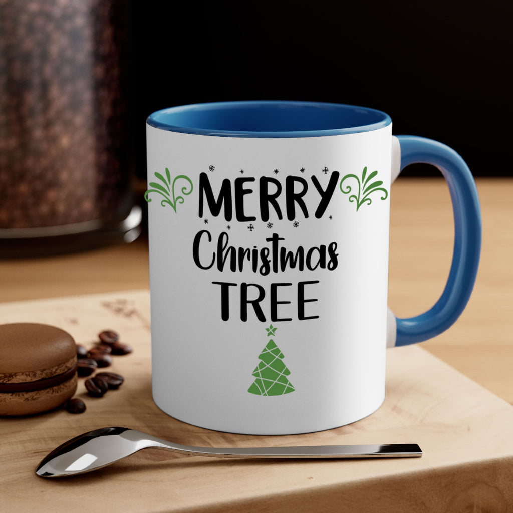 merry christmas tree style 504#- christmas-Mug / Coffee Cup