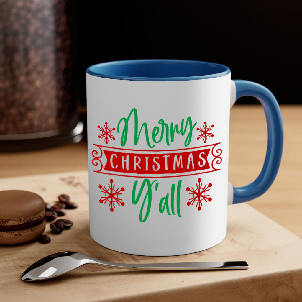 merry christmas yall style 507#- christmas-Mug / Coffee Cup