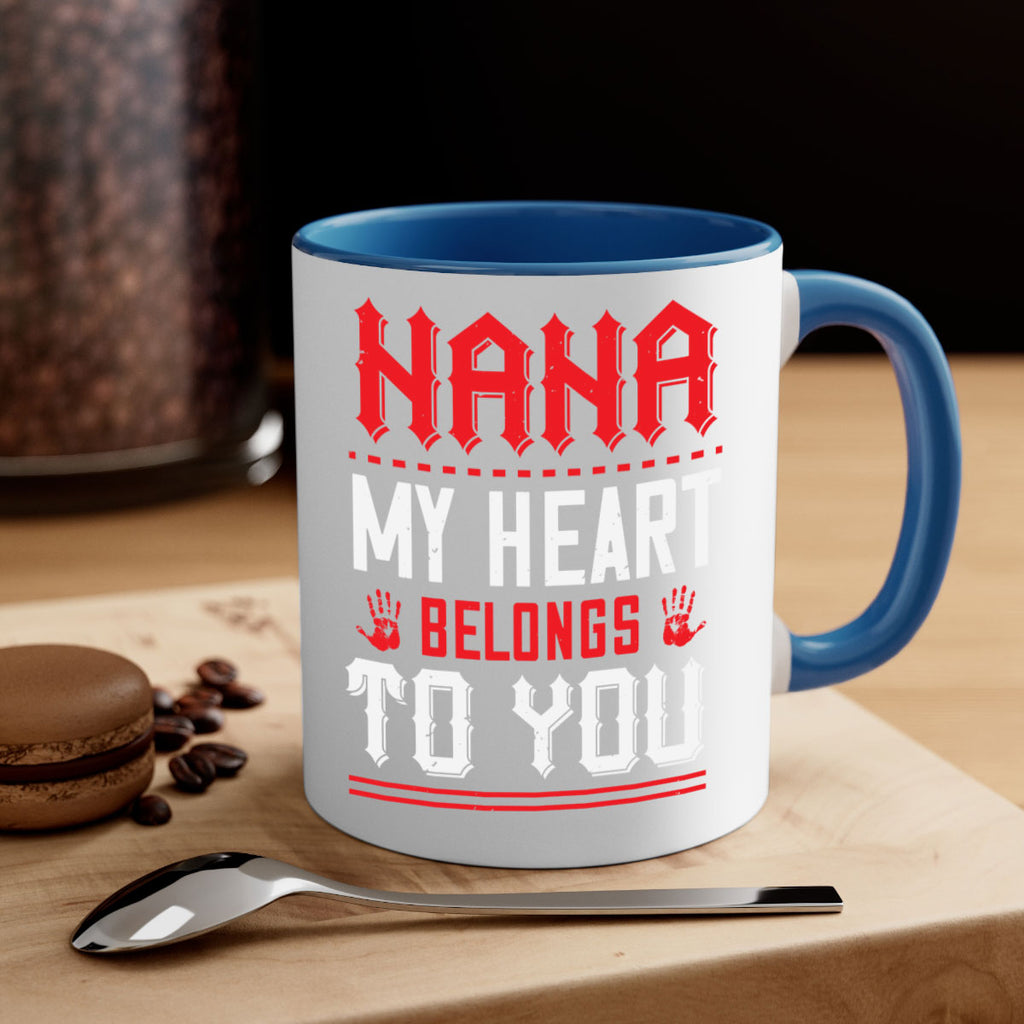 nana MY HEART 7#- grandma-Mug / Coffee Cup