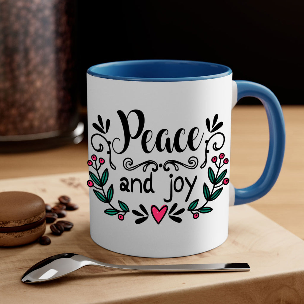 peace and joy style 582#- christmas-Mug / Coffee Cup