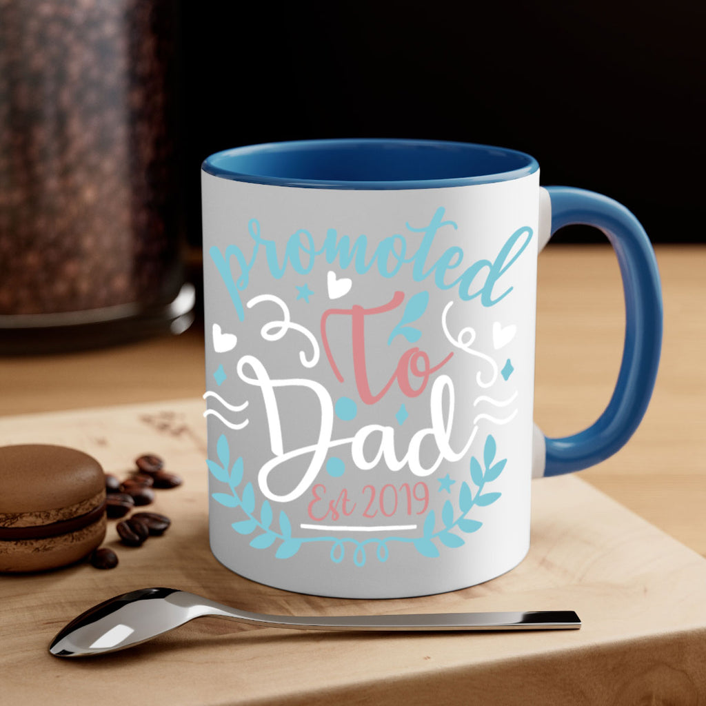 promoted to dad est 10#- fathers day-Mug / Coffee Cup