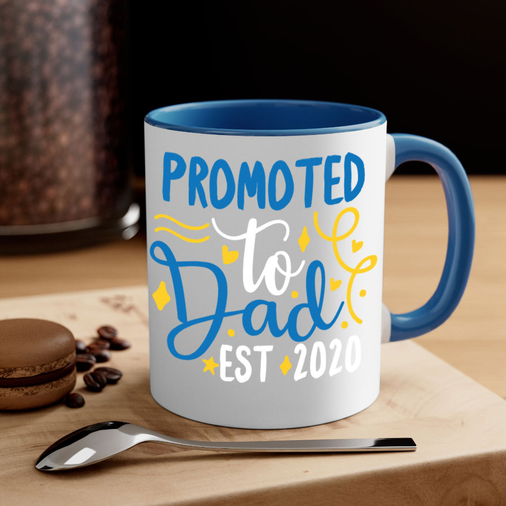 promoted to dad est 7#- fathers day-Mug / Coffee Cup