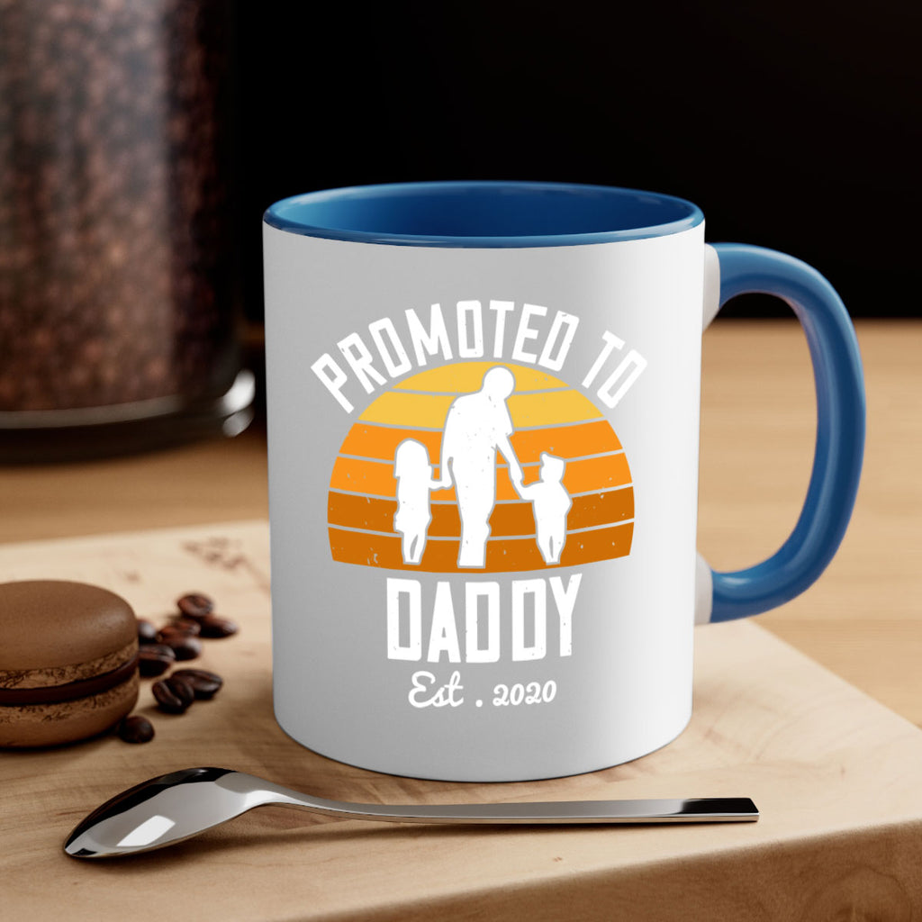 promoted to daddy est 187#- fathers day-Mug / Coffee Cup