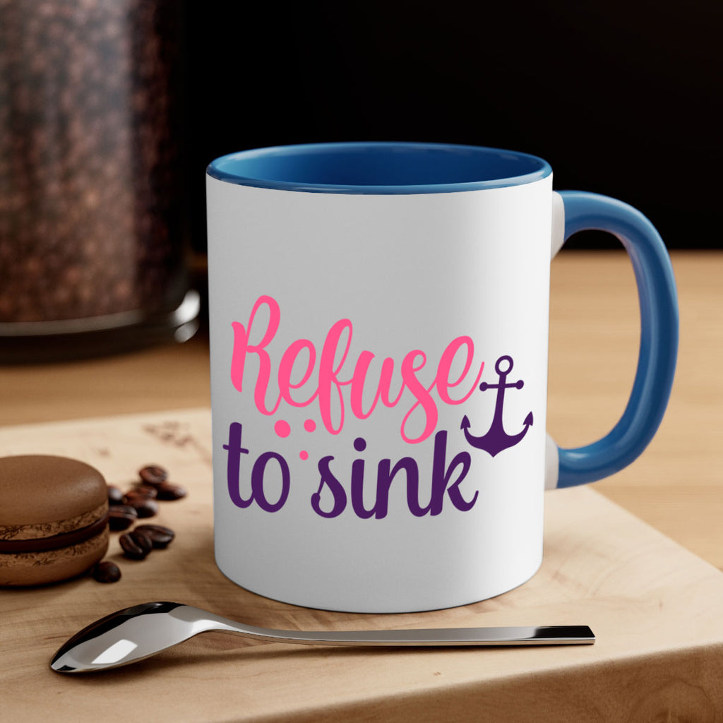 refuse to sink Style 4#- breast cancer-Mug / Coffee Cup