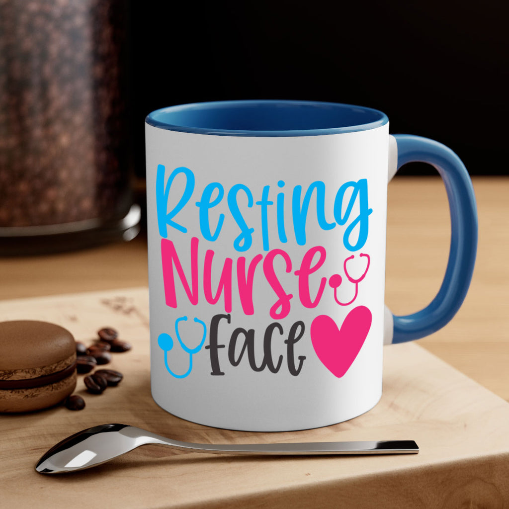 resting nurse face Style 355#- nurse-Mug / Coffee Cup