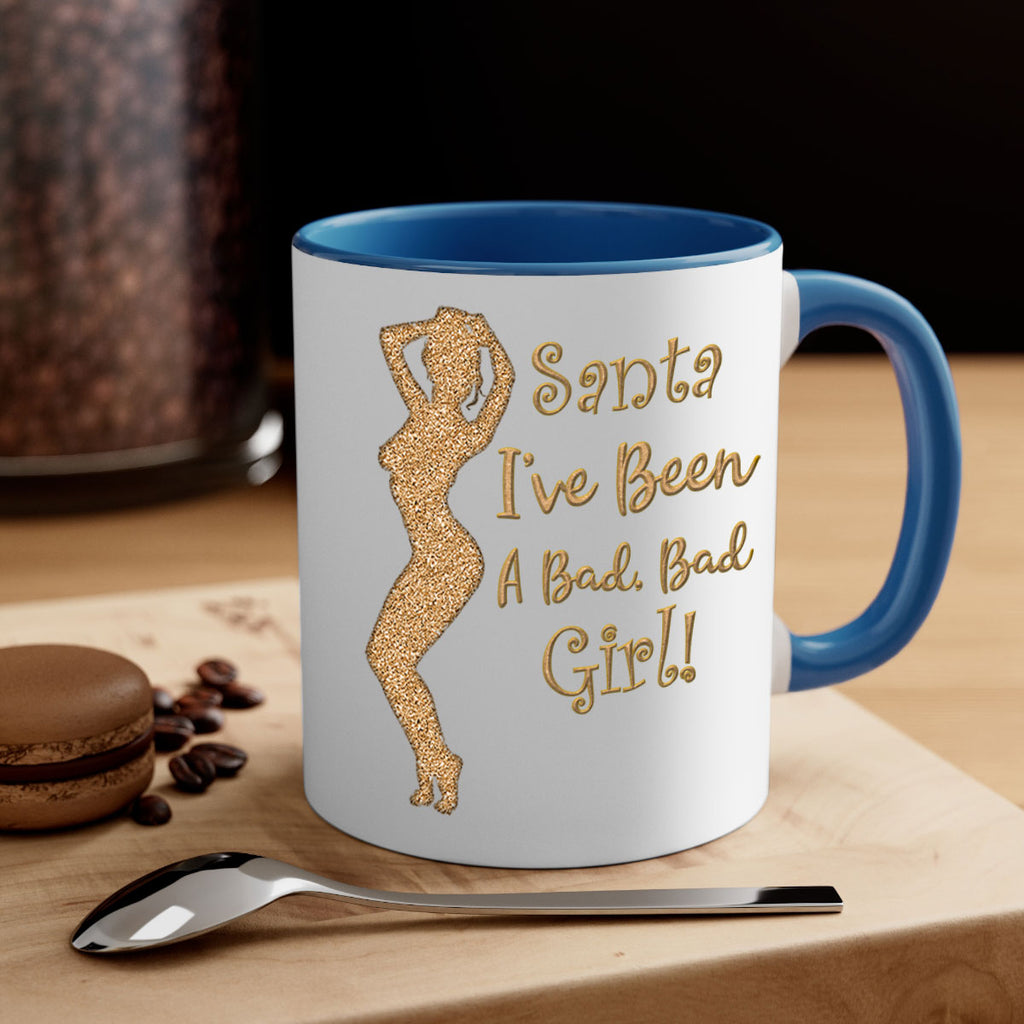 santa ive been a bad girl gold 448#- christmas-Mug / Coffee Cup