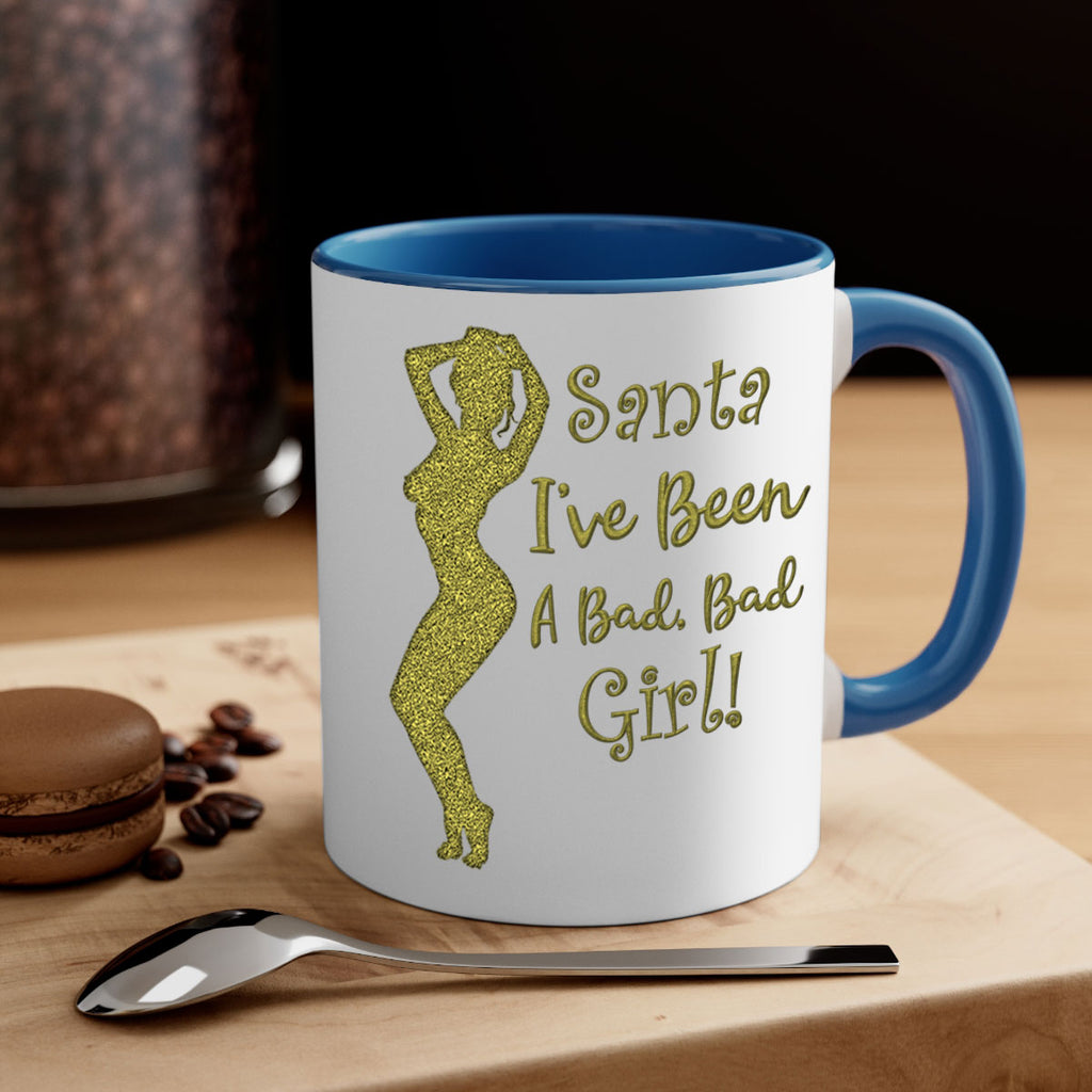 santa ive been a bad girl green 447#- christmas-Mug / Coffee Cup