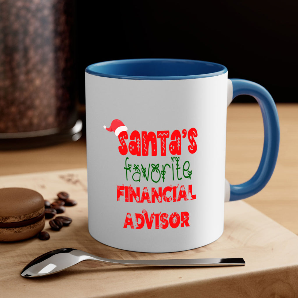 santas favorite financial advisor style 816#- christmas-Mug / Coffee Cup