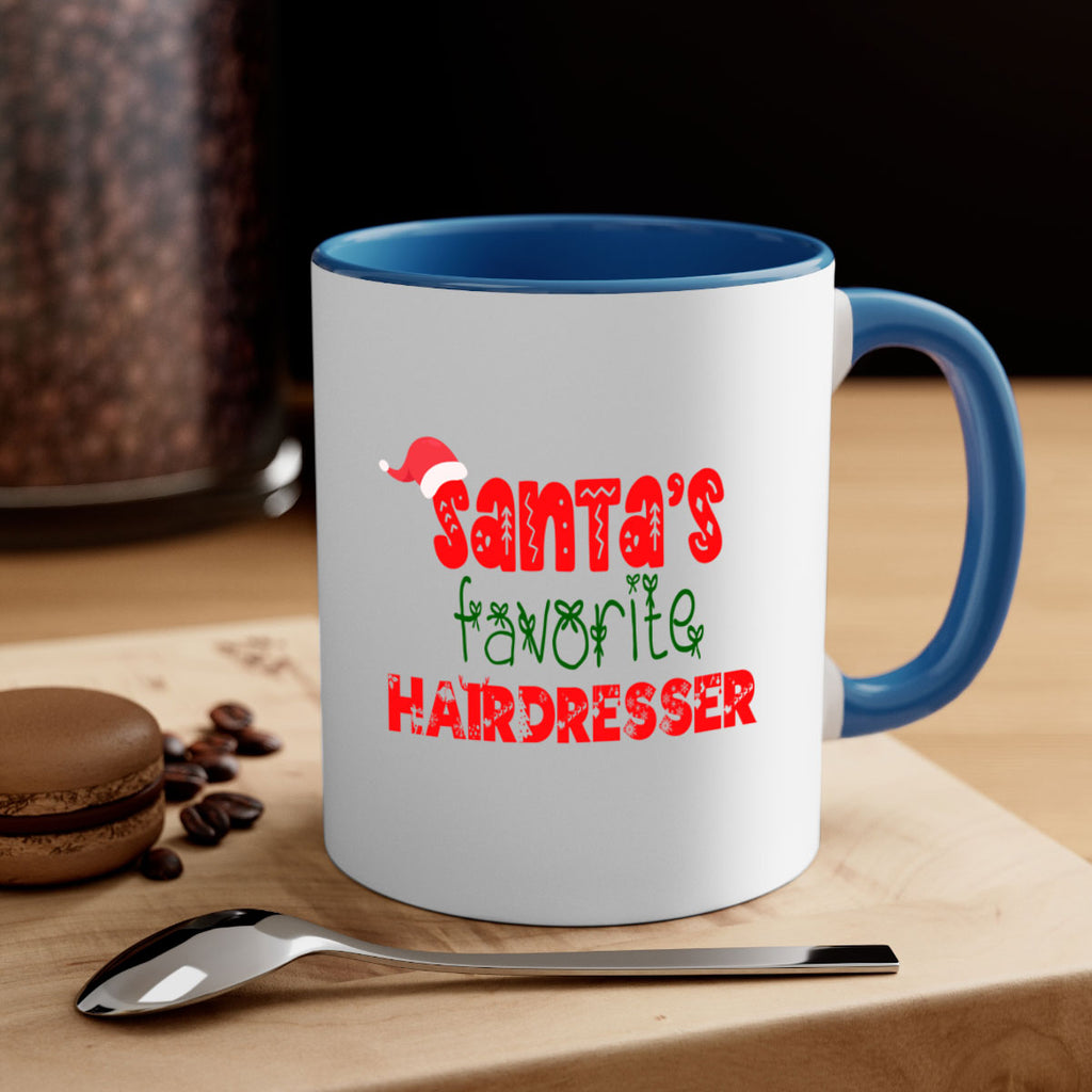 santas favorite hairdresser style 862#- christmas-Mug / Coffee Cup