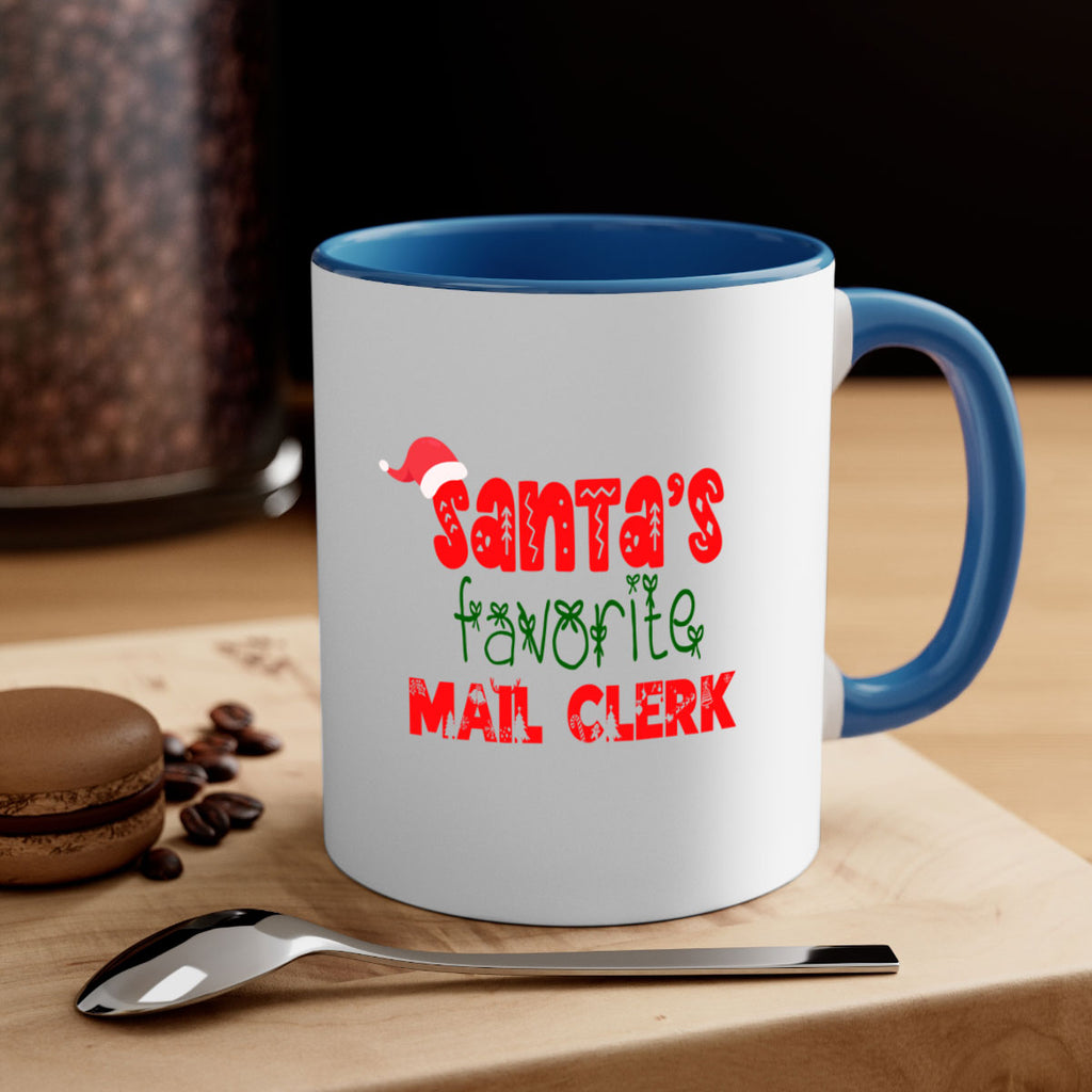 santas favorite mail clerk style 935#- christmas-Mug / Coffee Cup