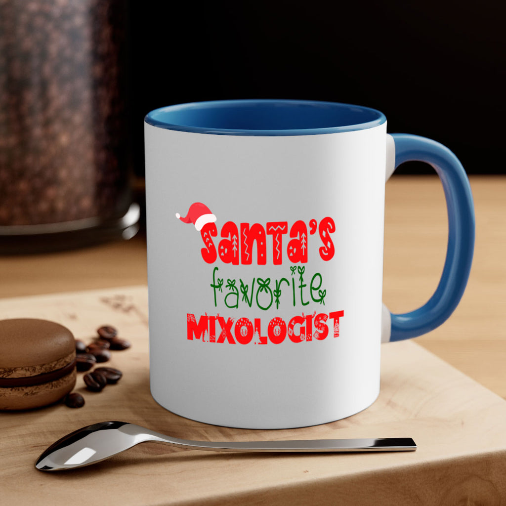 santas favorite mixologist style 962#- christmas-Mug / Coffee Cup