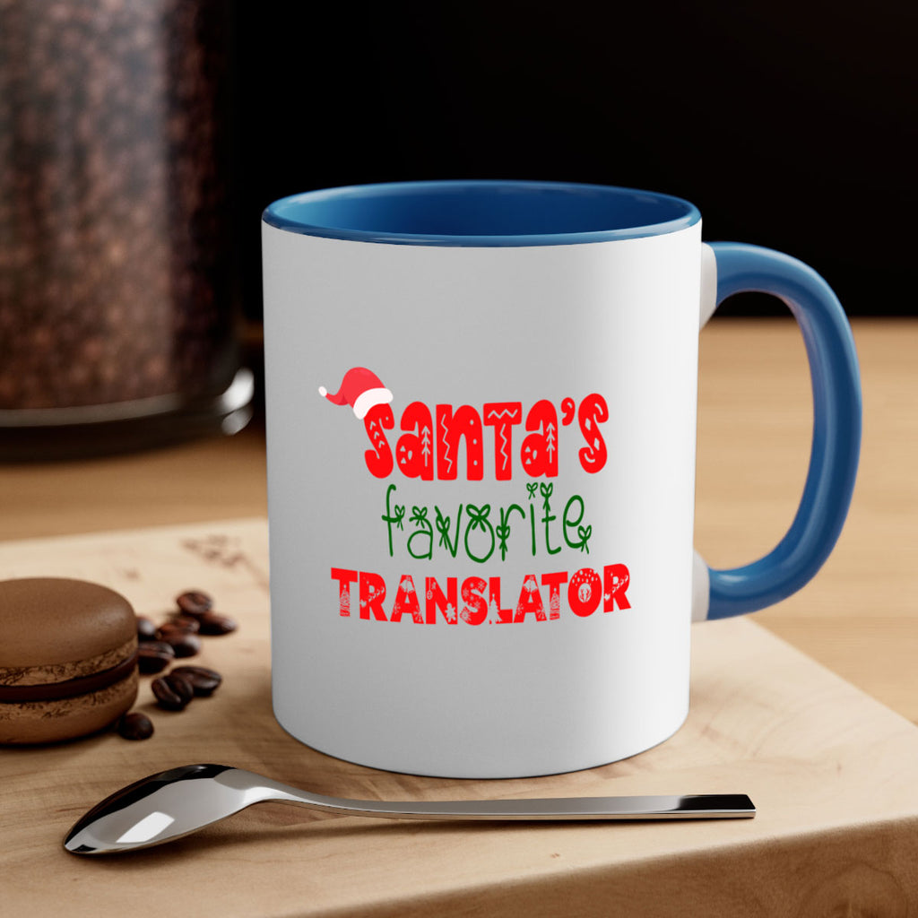 santas favorite translator style 1128#- christmas-Mug / Coffee Cup
