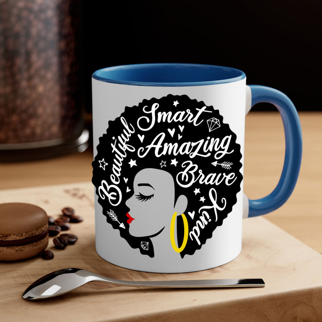 smart beautiful Style 5#- Black women - Girls-Mug / Coffee Cup