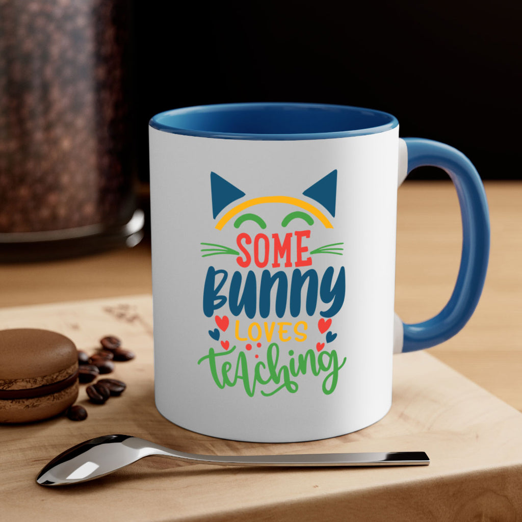 some bunny loves teaching Style 149#- teacher-Mug / Coffee Cup