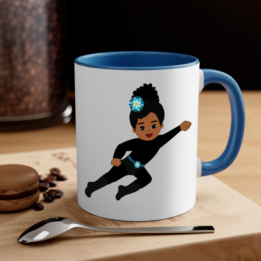 super kids girl 10#- Black women - Girls-Mug / Coffee Cup