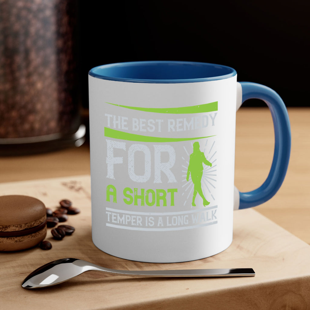 the best remedy for a short temper is a long walk 23#- walking-Mug / Coffee Cup
