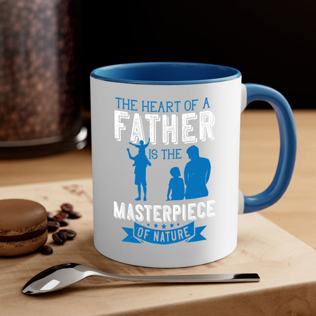 the heart of a father is the masterpiece of nature 169#- fathers day-Mug / Coffee Cup