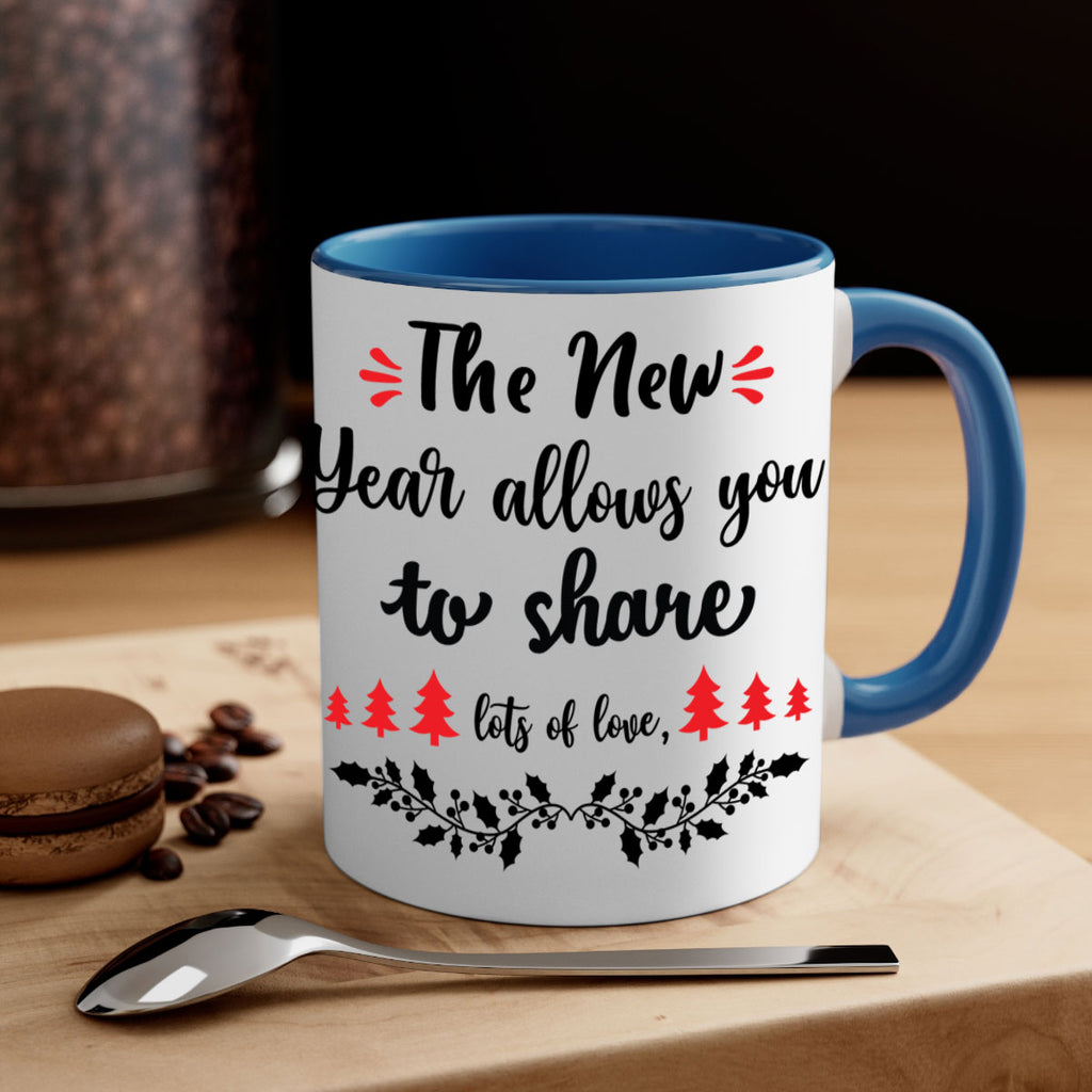 the new year allows you to share lots of love style 1205#- christmas-Mug / Coffee Cup