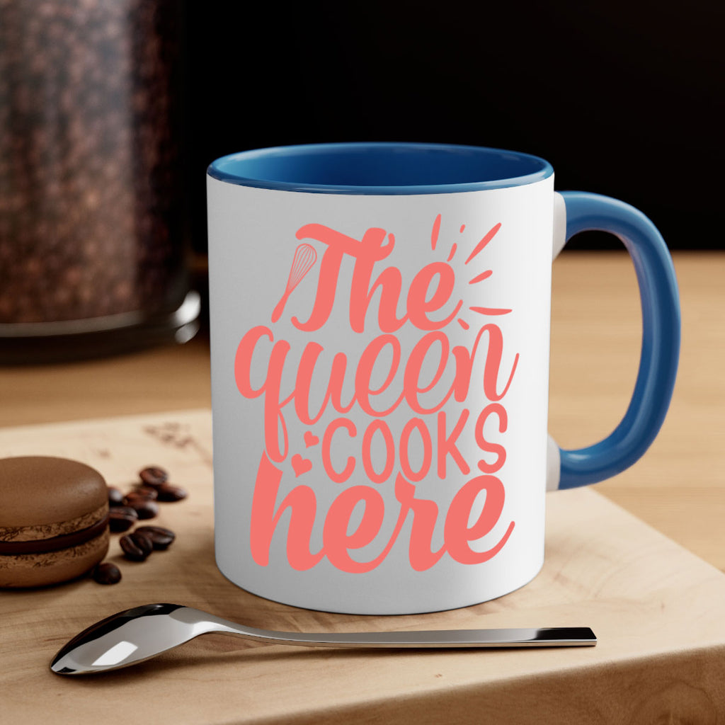 the queen cooks here 9#- kitchen-Mug / Coffee Cup