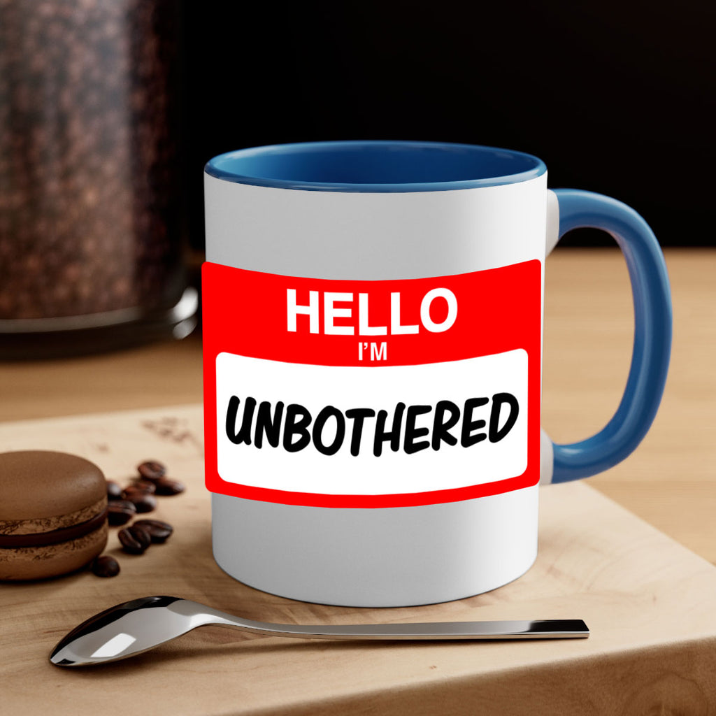 unbothered 14#- black words - phrases-Mug / Coffee Cup