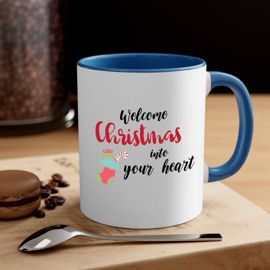 welcome christmas into your heart style 1232#- christmas-Mug / Coffee Cup