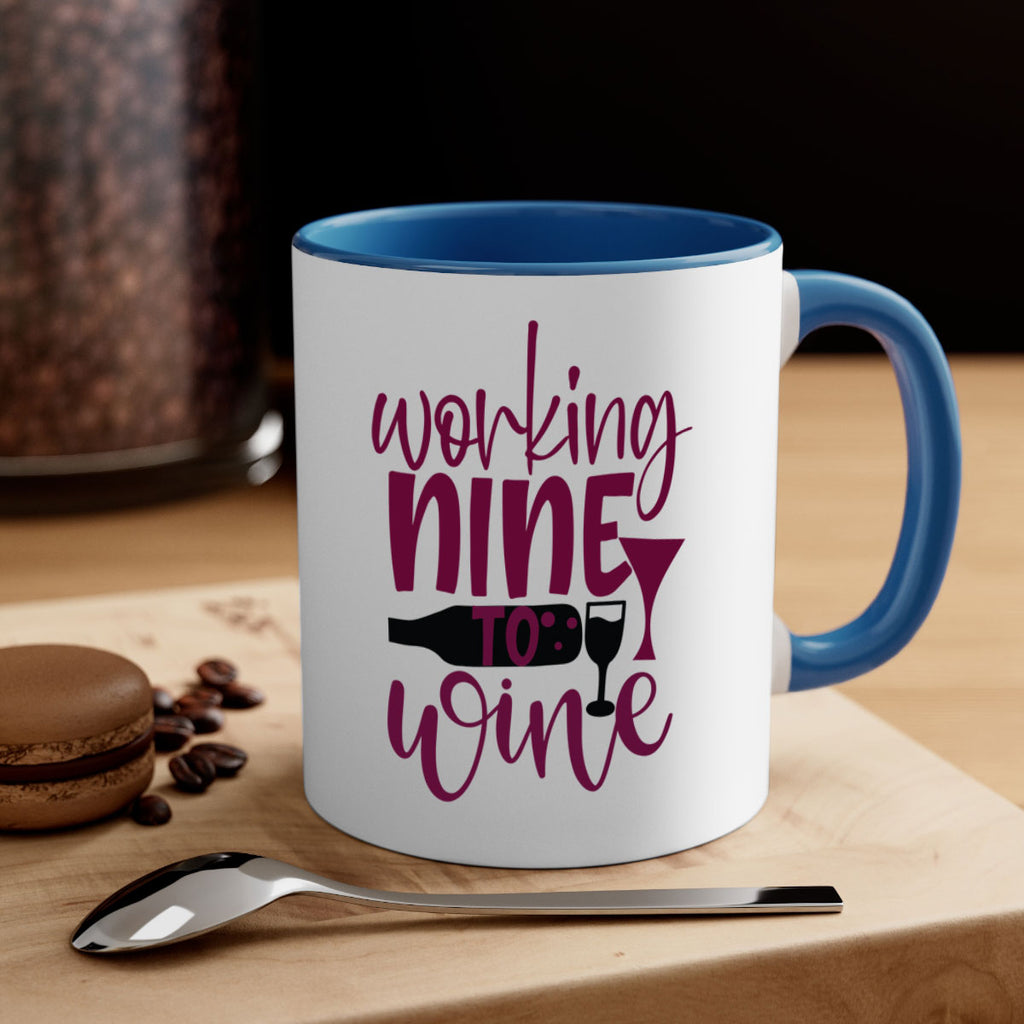 working nine to wine 142#- wine-Mug / Coffee Cup