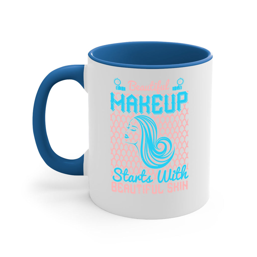 Beautiful makeup starts with beautiful skin Style 172#- makeup-Mug / Coffee Cup