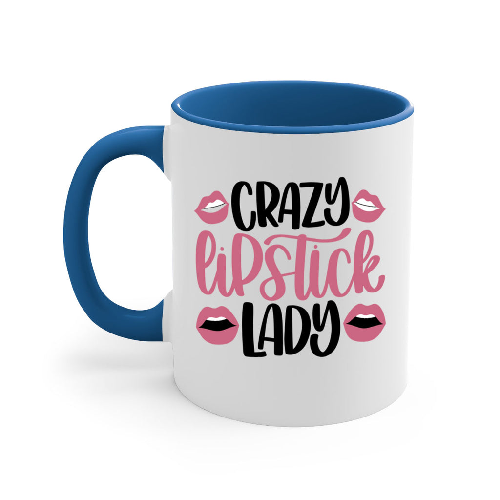 Crazy Lipstick Lady Style 107#- makeup-Mug / Coffee Cup