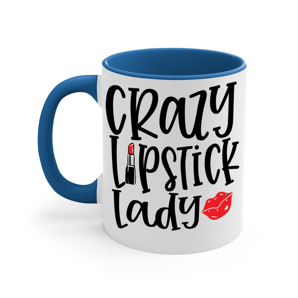 Crazy Lipstick Lady Style 240#- makeup-Mug / Coffee Cup