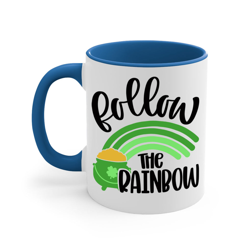 Follow The Rainbow Style 99#- St Patricks Day-Mug / Coffee Cup