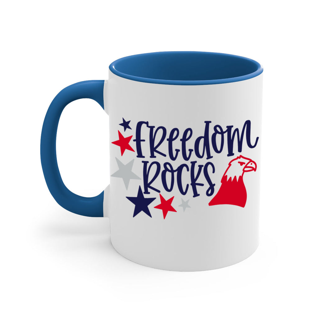 Freedom Rocks Style 148#- 4th Of July-Mug / Coffee Cup