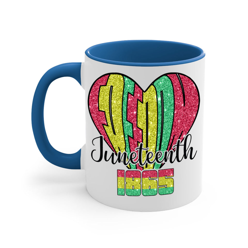 Juneteenth Since 1865 Heart 20#- juneteenth-Mug / Coffee Cup