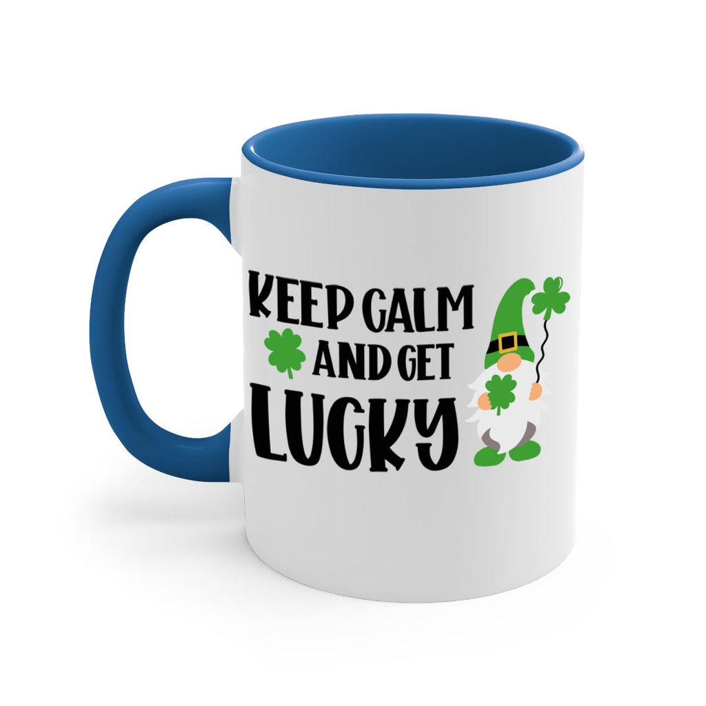 Keep Calm And Get Lucky Style 75#- St Patricks Day-Mug / Coffee Cup