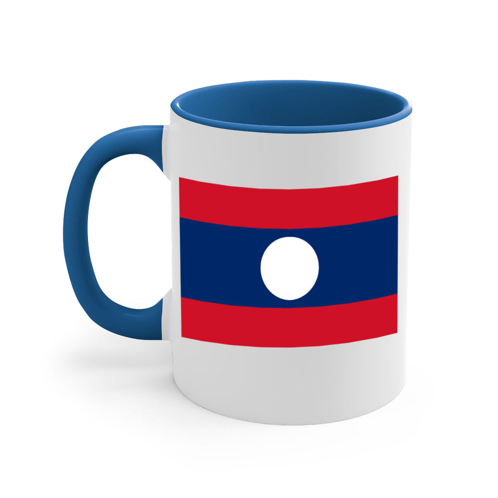 Laos 105#- world flag-Mug / Coffee Cup