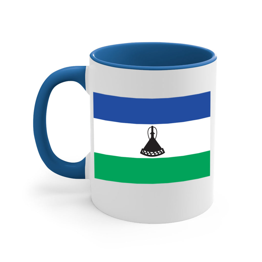 Lesotho 102#- world flag-Mug / Coffee Cup