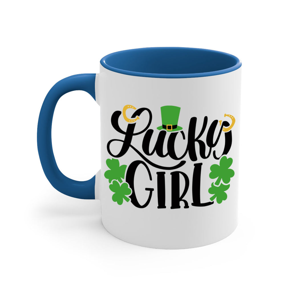 Lucky Girl Style 56#- St Patricks Day-Mug / Coffee Cup