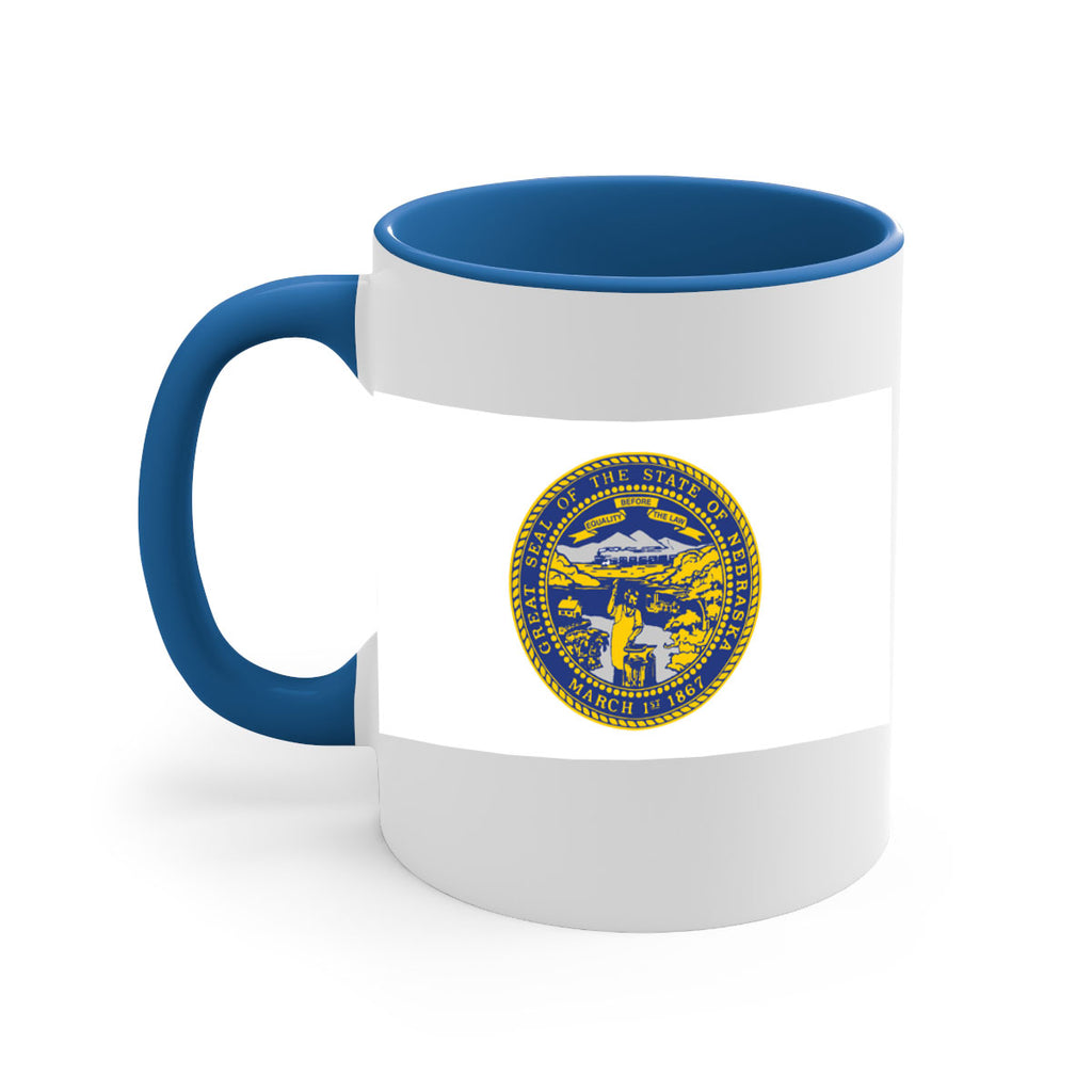 Nebraska 25#- Us Flags-Mug / Coffee Cup