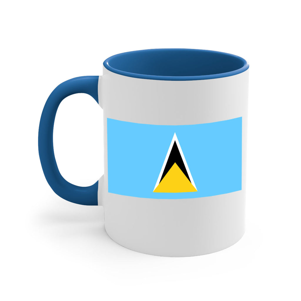 Saint Lucia 51#- world flag-Mug / Coffee Cup