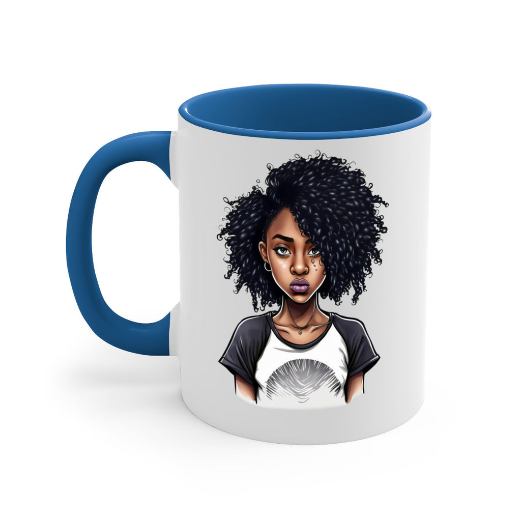 Sparkling Black Girl Design 18#- Black women - Girls-Mug / Coffee Cup