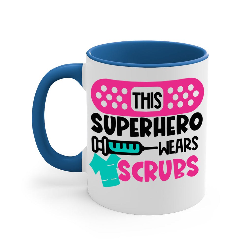 This Superhero Wears Scrubs Style Style 20#- nurse-Mug / Coffee Cup