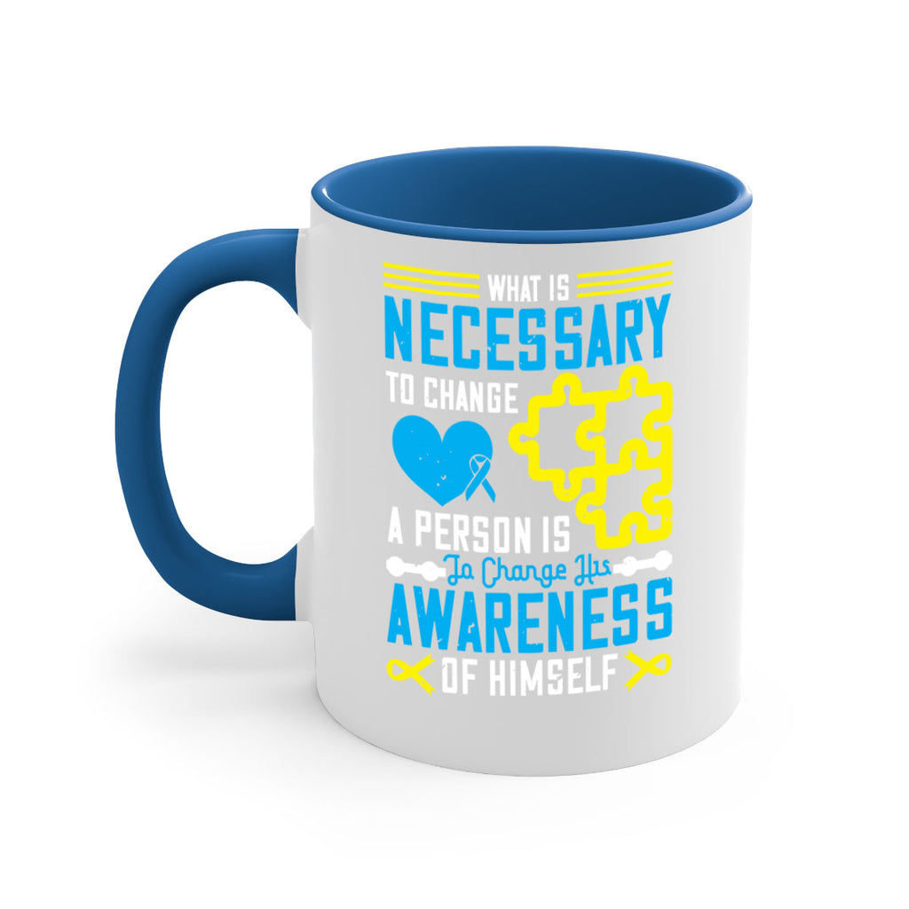 What is necessary to change a person is to change his awareness of himself Style 8#- Self awareness-Mug / Coffee Cup