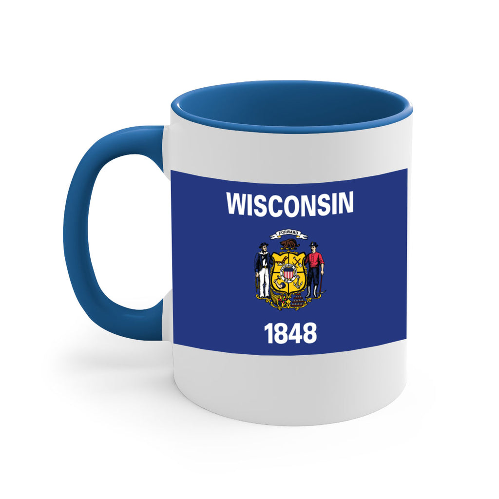 Wisconsin 2#- Us Flags-Mug / Coffee Cup