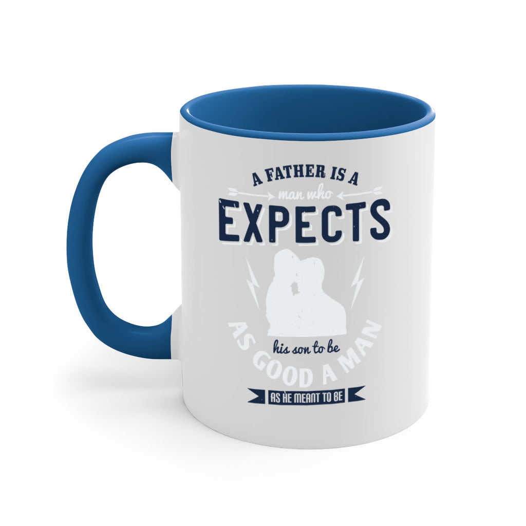 a father is a man who 135#- fathers day-Mug / Coffee Cup