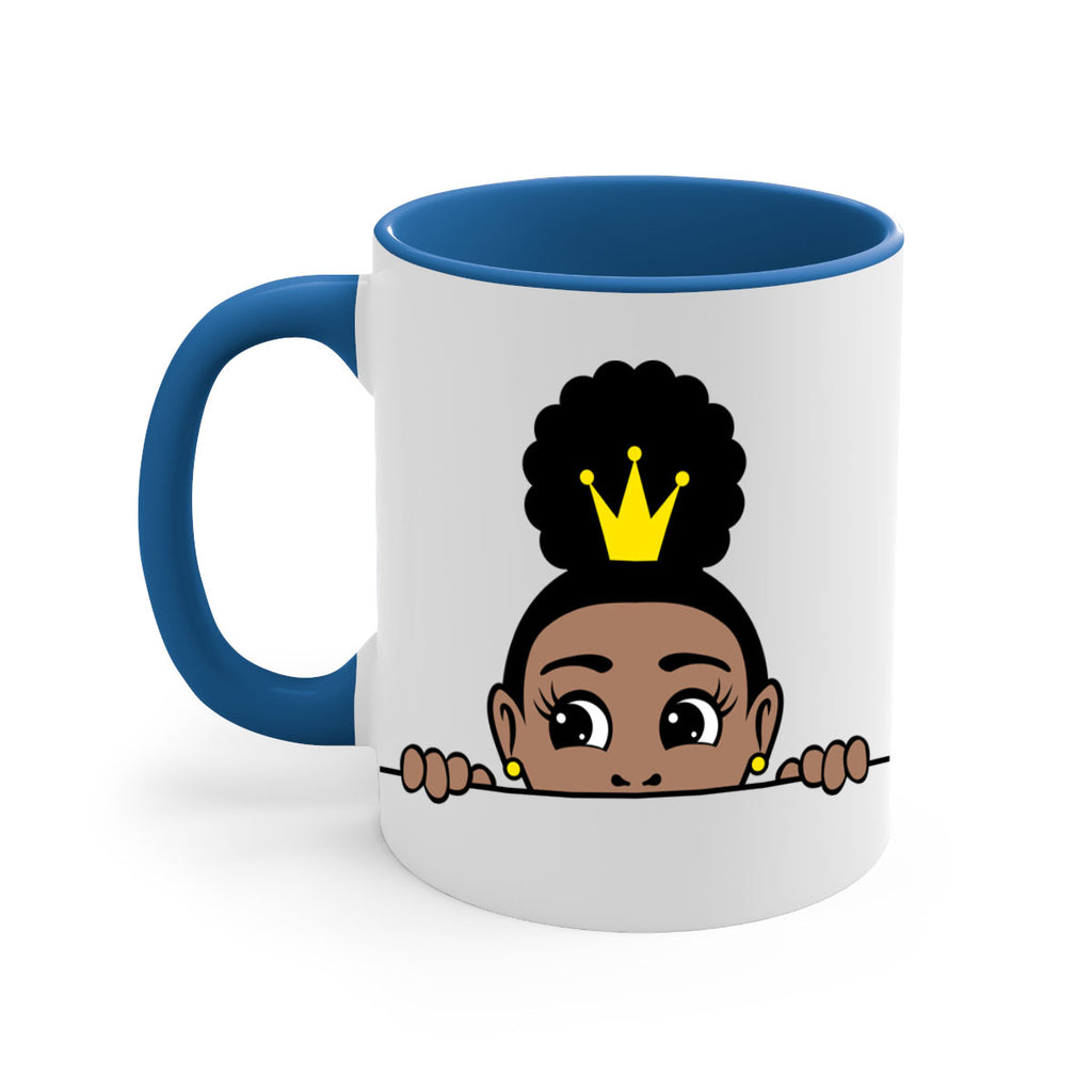 afro puff crown girl 1#- Black women - Girls-Mug / Coffee Cup