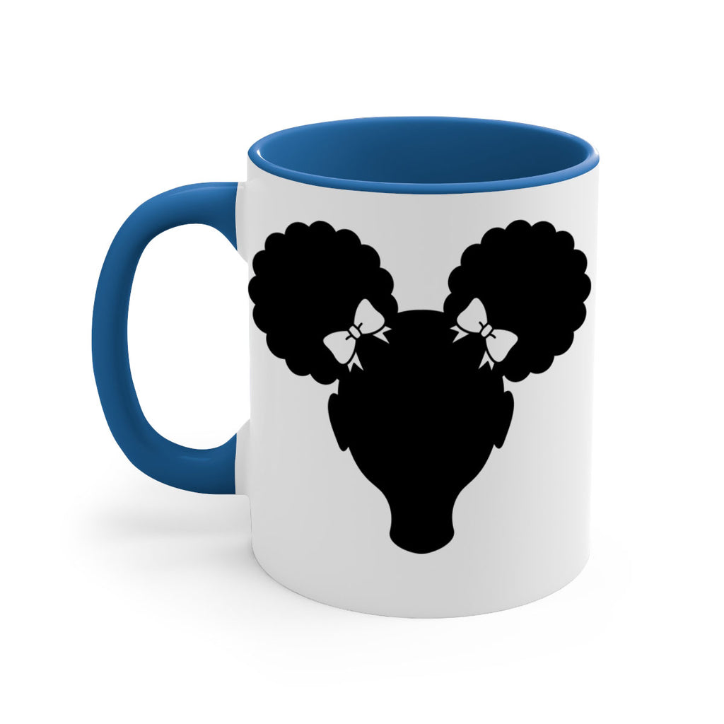 afro puffs girl 77#- Black women - Girls-Mug / Coffee Cup