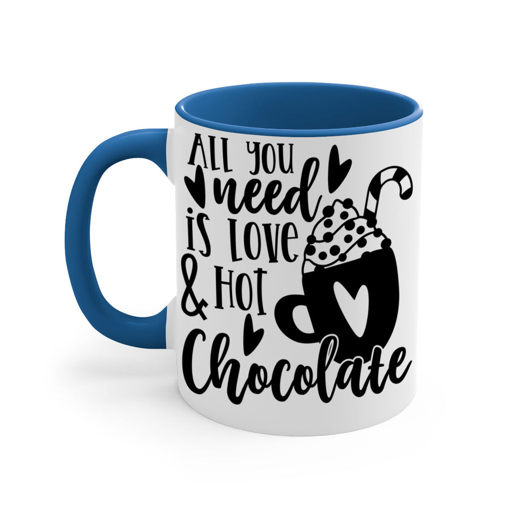 all you need is love and hot chocolate style 49#- christmas-Mug / Coffee Cup