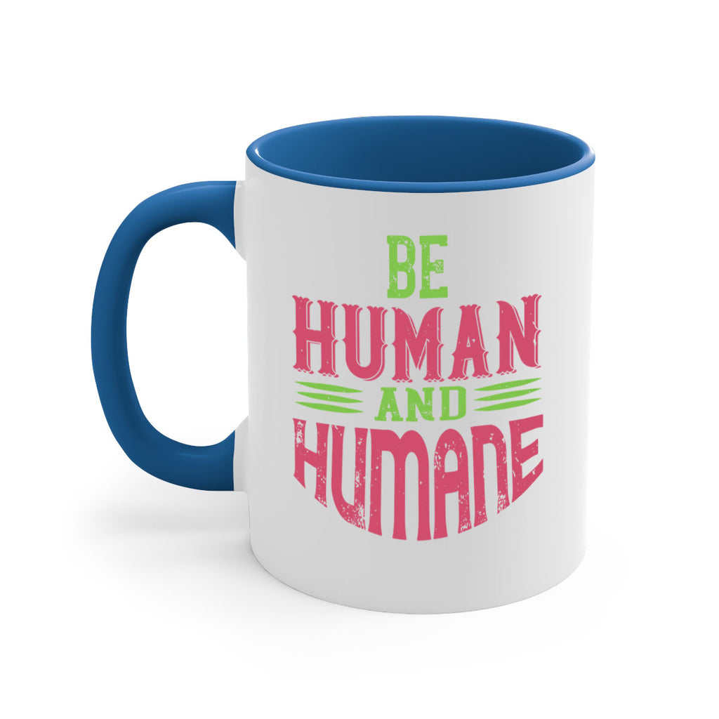 be human and humane 83#- vegan-Mug / Coffee Cup