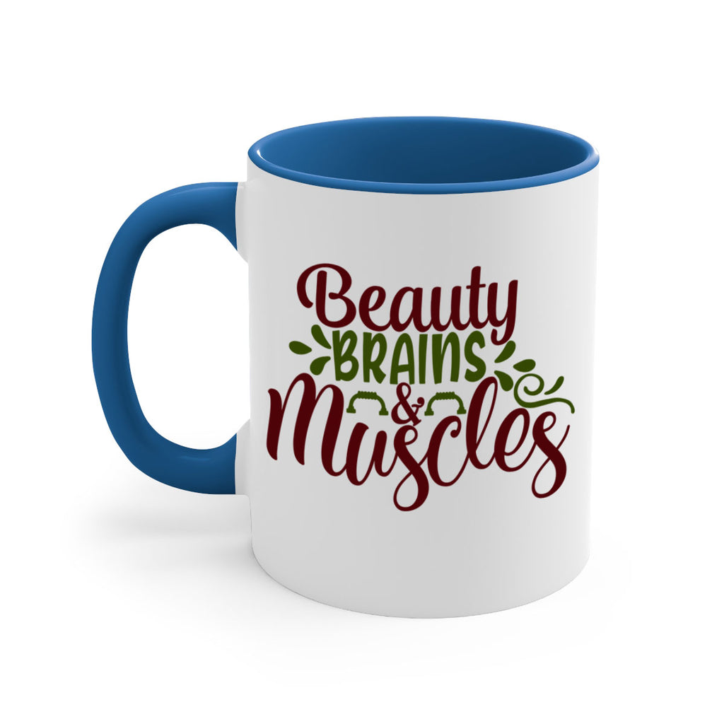 beauty brains muscles 52#- gym-Mug / Coffee Cup