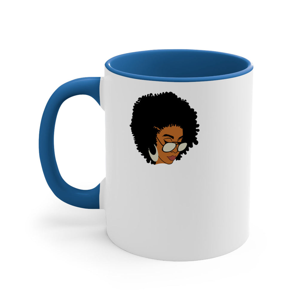 black afro 46#- Black women - Girls-Mug / Coffee Cup